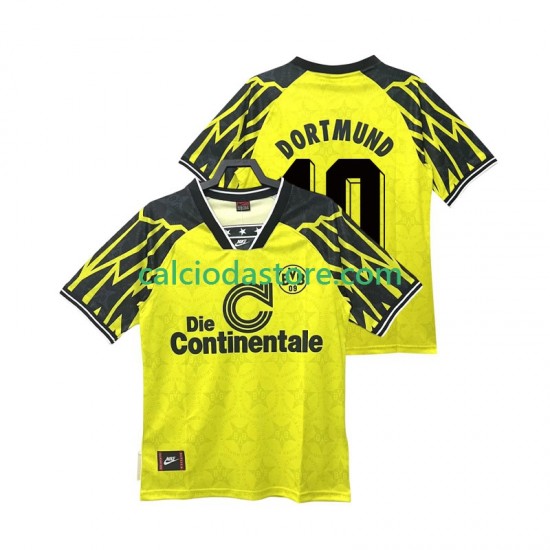 Maglia Borussia Dortmund Moller 10 1995 Retro Gara Home Uomo 1994 MC Maglia Borussia Dortmund Moller 10 1995 Retro Gara Home Uomo 1994 MC