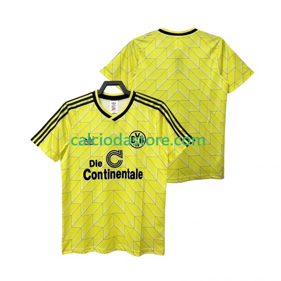 Maglia Borussia Dortmund 1988 1989 Retro Gara Home Uomo MC Maglia Borussia Dortmund 1988 1989 Retro Gara Home Uomo MC