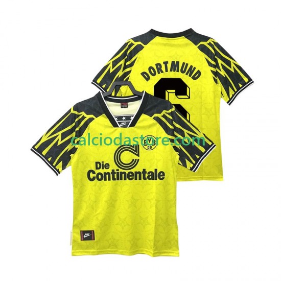 Maglia Borussia Dortmund SAMMER 6 1995 Retro Gara Home Uomo 1994 MC
