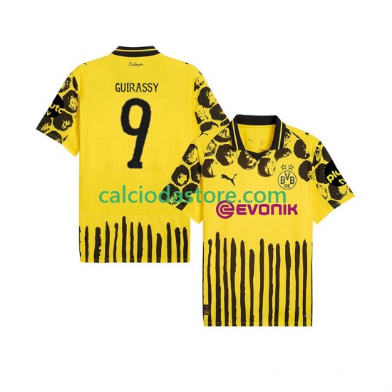 Maglia Borussia Dortmund Serhou Guirassy 9 FIFA CWC Gara Home Uomo 2025 MC Maglia Borussia Dortmund Serhou Guirassy 9 FIFA CWC Gara Home Uomo 2025 MC