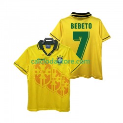 Maglia Brasile BEBETO 7 Retro Gara Home Uomo 1994 MC