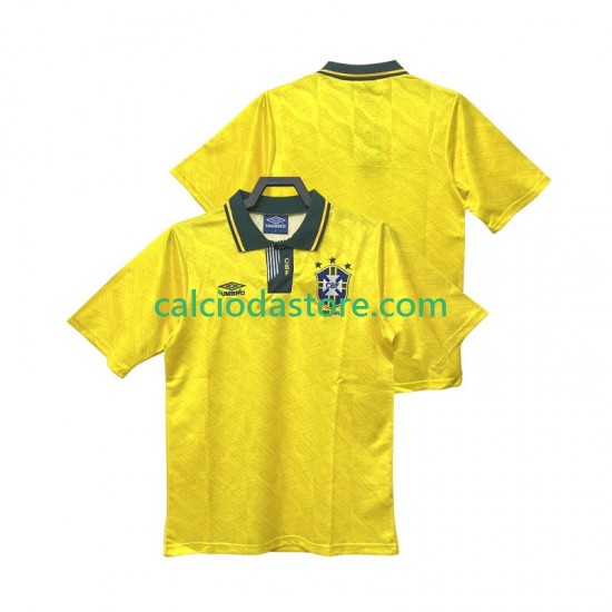 Maglia Brasile 1991 1993 Retro Gara Home Uomo MC