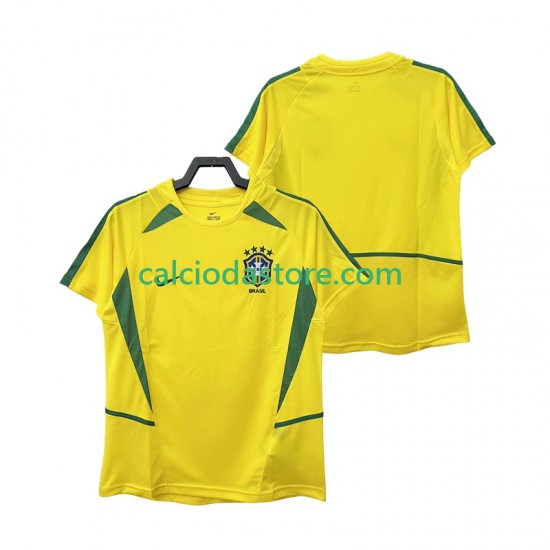 Maglia Brasile Retro Gara Home Uomo 2002 MC Maglia Brasile Retro Gara Home Uomo 2002 MC