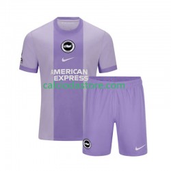 Maglia Brighton Hove Albion Gara Away Completo Bambino 2-13 Anni 2025-2026 MC