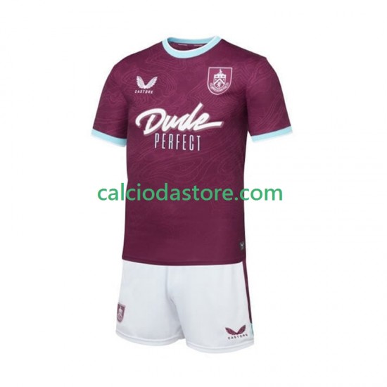 Maglia Burnley Gara Home Completo Bambino 2-13 Anni 2025-2026 MC Maglia Burnley Gara Home Completo Bambino 2-13 Anni 2025-2026 MC