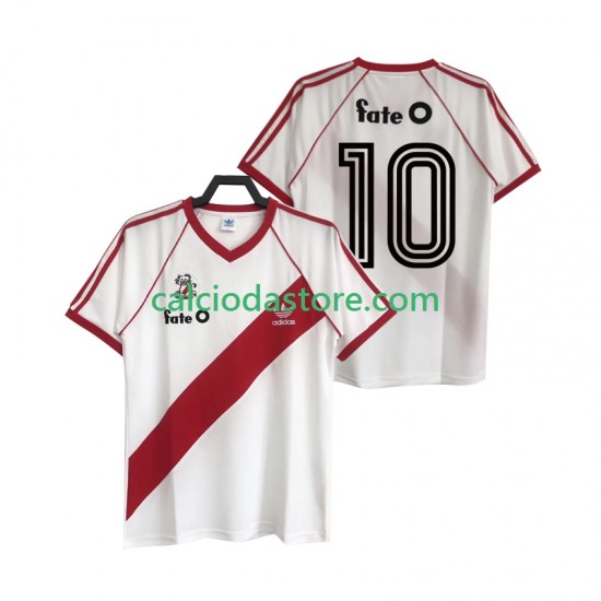 Maglia CA River Plate 10 1986 Retro Gara Home Uomo MC