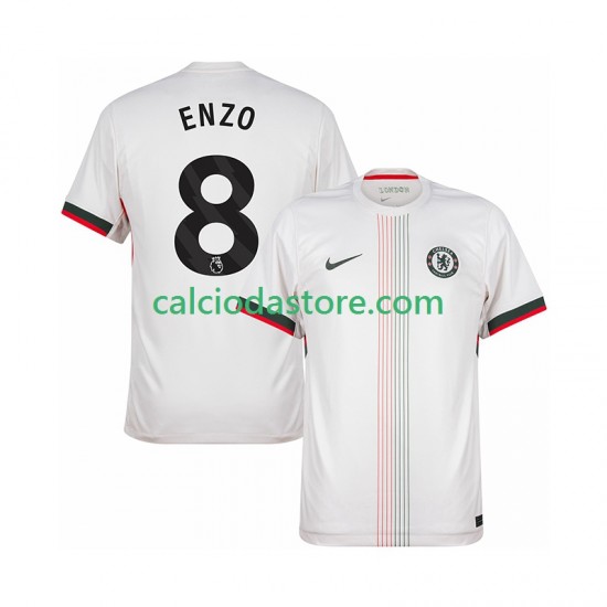 Maglia Chelsea Enzo Fernandez 8 Gara Away Uomo 2025-2026 MC Maglia Chelsea Enzo Fernandez 8 Gara Away Uomo 2025-2026 MC
