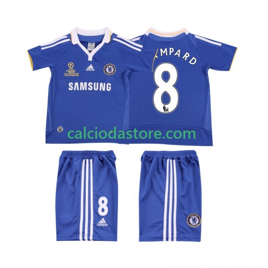 Maglia Chelsea LAMPARD 8 2007 Retro Gara Home Completo Bambino 2-13 Anni 2008 MC
