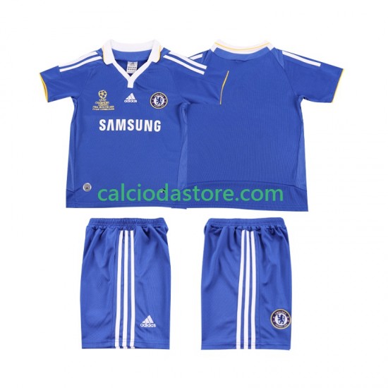 Maglia Chelsea 2007 Retro Gara Home Completo Bambino 2-13 Anni 2008 MC Maglia Chelsea 2007 Retro Gara Home Completo Bambino 2-13 Anni 2008 MC