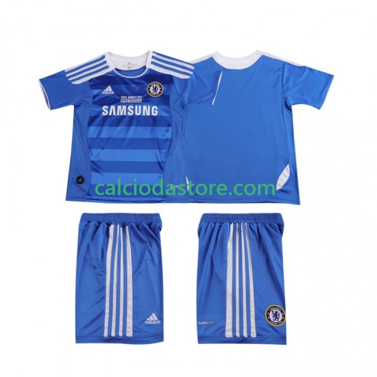 Maglia Chelsea 2012 Retro Gara Home Completo Bambino 2-13 Anni 2011 MC Maglia Chelsea 2012 Retro Gara Home Completo Bambino 2-13 Anni 2011 MC