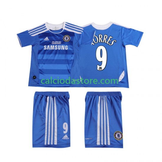 Maglia Chelsea Torres 9 2012 Retro Gara Home Completo Bambino 2-13 Anni 2011 MC Maglia Chelsea Torres 9 2012 Retro Gara Home Completo Bambino 2-13 Anni 2011 MC
