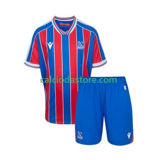 Maglia Crystal Palace Gara Home Completo Bambino 2-13 Anni 2025-2026 MC