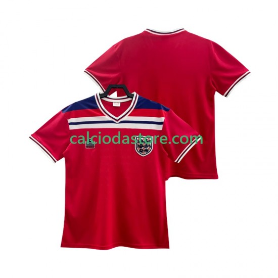Maglia Inghilterra 1982 Retro Gara Away Uomo MC Maglia Inghilterra 1982 Retro Gara Away Uomo MC