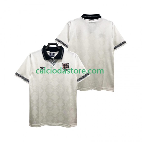 Maglia Inghilterra 1990 Retro Gara Home Uomo MC Maglia Inghilterra 1990 Retro Gara Home Uomo MC