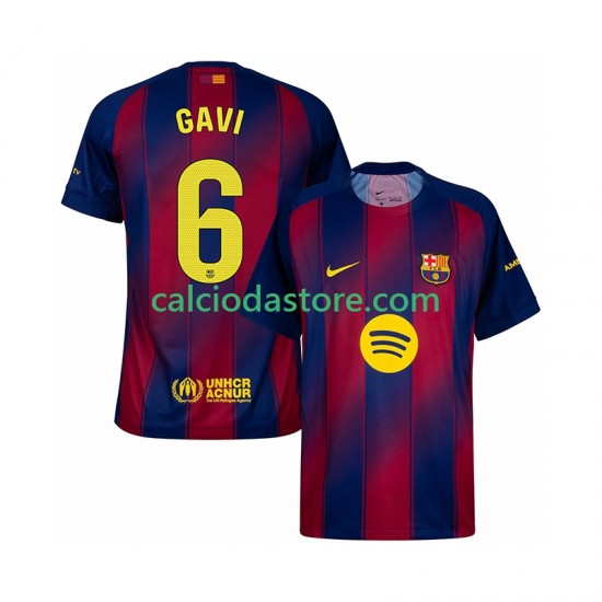 Maglia FC Barcelona Gavi 6 Gara Home Uomo 2025-2026 MC