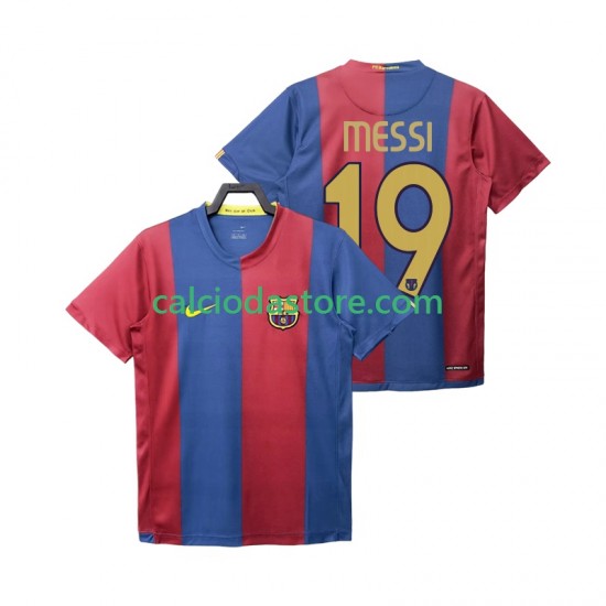 Maglia FC Barcelona Lionel Messi 19 2007 Retro Gara Home Uomo 2006 MC Maglia FC Barcelona Lionel Messi 19 2007 Retro Gara Home Uomo 2006 MC