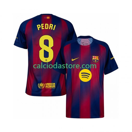 Maglia FC Barcelona Pedri 8 Gara Home Uomo 2025-2026 MC