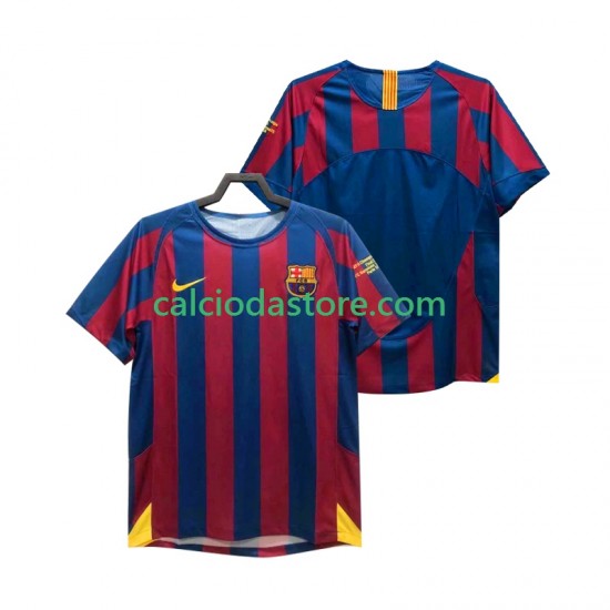 Maglia FC Barcelona Champions League 2005 Retro Gara Home Uomo 2006 MC