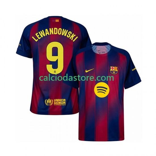 Maglia FC Barcelona Robert Lewandowski 9 Gara Home Uomo 2025-2026 MC Maglia FC Barcelona Robert Lewandowski 9 Gara Home Uomo 2025-2026 MC