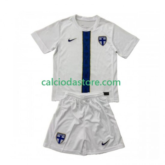 Maglia Finlandia Gara Home Completo Bambino 2-13 Anni 2025 MC Maglia Finlandia Gara Home Completo Bambino 2-13 Anni 2025 MC