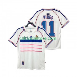 Maglia Francia PIRES 11 Retro Gara Away Uomo 1998 MC