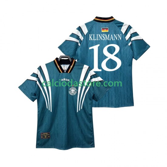 Maglia Germania KLINSMANN 18 1996 Retro Gara Away Uomo MC Maglia Germania KLINSMANN 18 1996 Retro Gara Away Uomo MC