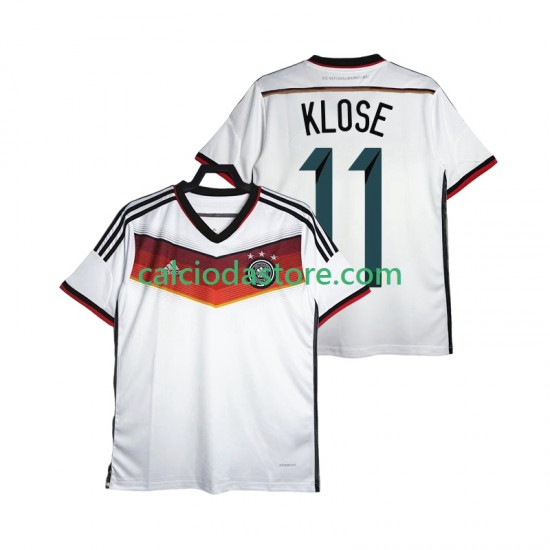 Maglia Germania Klose 11 2014 Retro Gara Home Uomo MC Maglia Germania Klose 11 2014 Retro Gara Home Uomo MC