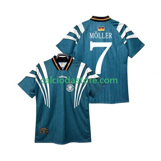 Maglia Germania MOLLER 7 1996 Retro Gara Away Uomo MC