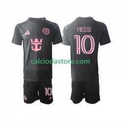 Maglia Inter Miami Lionel Messi 10 Gara Away Completo Bambino 2-13 Anni 2025 MC