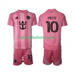 Maglia Inter Miami Lionel Messi 10 Gara Home Completo Bambino 2-13 Anni 2025 MC
