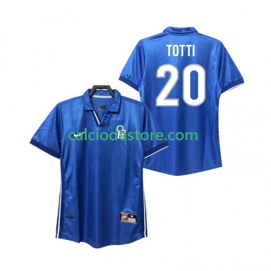 Maglia Italia Totti 20 Retro Gara Home Uomo 1998 MC