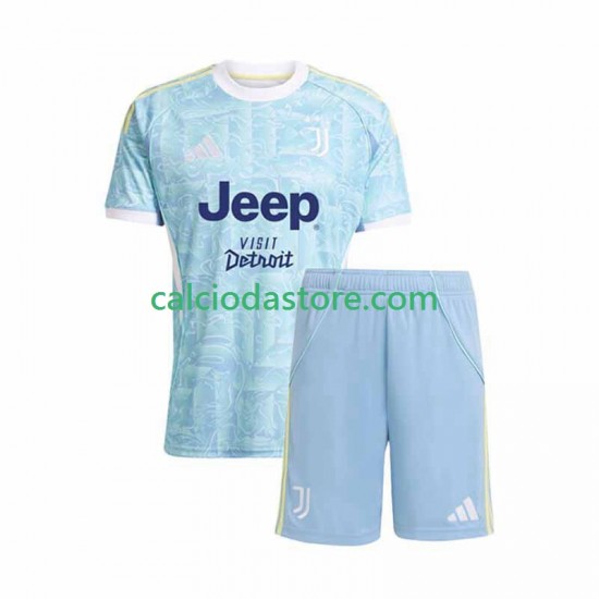 Maglia Juventus Gara Away Completo Bambino 2-13 Anni 2025-2026 MC