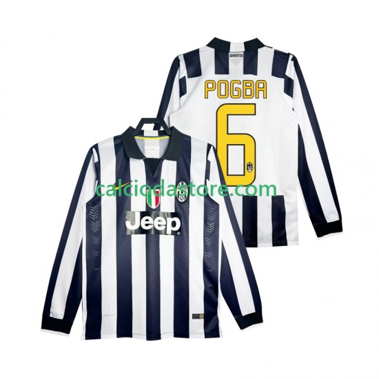 Maglia Juventus Pogba 6 2014 2015 Retro Gara Home Uomo ML