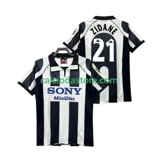 Maglia Juventus ZIDANE 21 1997 Retro Gara Home Uomo 1998 MC Maglia Juventus ZIDANE 21 1997 Retro Gara Home Uomo 1998 MC