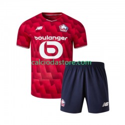 Maglia LOSC Lille Gara Home Completo Bambino 2-13 Anni 2025-2026 MC