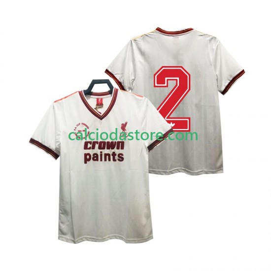 Maglia Liverpool 2 1985 1986 Retro Gara Away Uomo MC Maglia Liverpool 2 1985 1986 Retro Gara Away Uomo MC