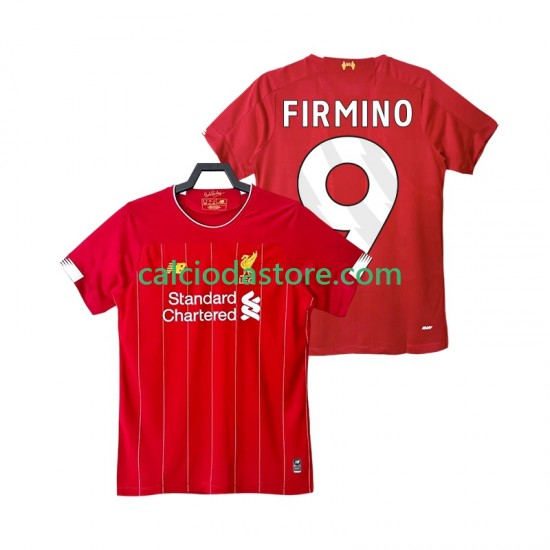 Maglia Liverpool FIRMINO 9 2019 2020 Retro Gara Home Uomo MC Maglia Liverpool FIRMINO 9 2019 2020 Retro Gara Home Uomo MC