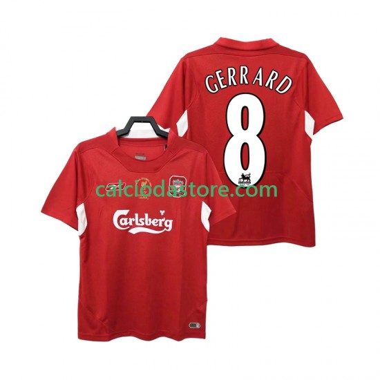 Maglia Liverpool GERRARD 8 2005 Retro Gara Home Uomo 2004 MC Maglia Liverpool GERRARD 8 2005 Retro Gara Home Uomo 2004 MC