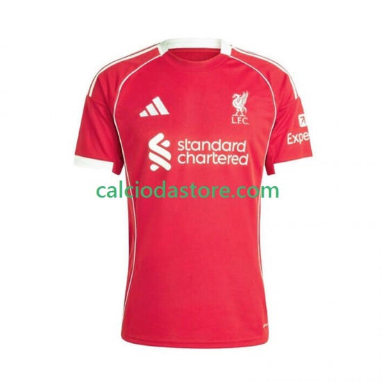 Maglia Liverpool Gara Home Uomo 2025-2026 MC