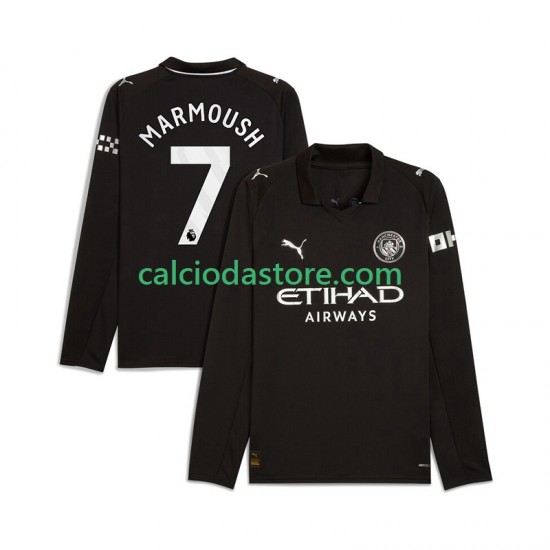 Maglia Manchester City Omar Marmoush 7 Gara Away Uomo 2025-2026 ML