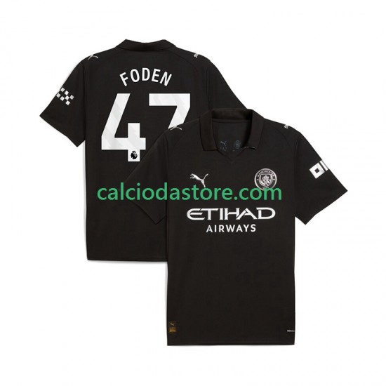 Maglia Manchester City Phil Foden 47 Gara Away Uomo 2025-2026 MC Maglia Manchester City Phil Foden 47 Gara Away Uomo 2025-2026 MC
