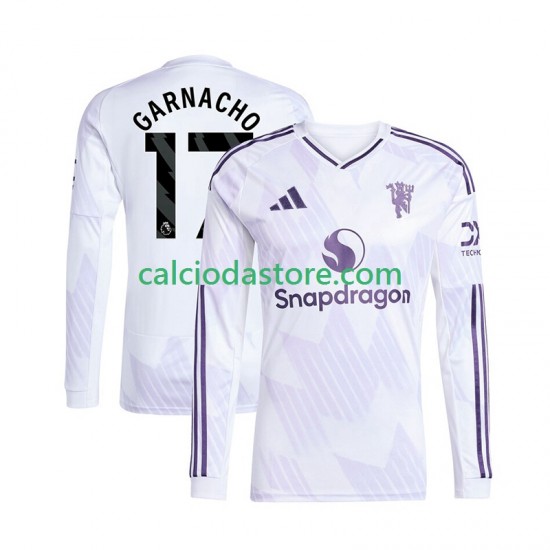 Maglia Manchester United Alejandro Garnacho 17 Gara Away Uomo 2025-2026 ML Maglia Manchester United Alejandro Garnacho 17 Gara Away Uomo 2025-2026 ML