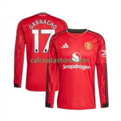 Maglia Manchester United Alejandro Garnacho 17 Gara Home Uomo 2025-2026 ML