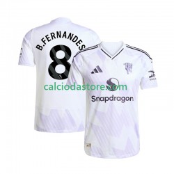 Maglia Manchester United Bruno Fernandes 8 Gara Away Uomo 2025-2026 MC
