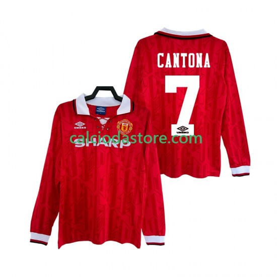 Maglia Manchester United CANTONA 7 1992 Retro Gara Home Uomo 1994 ML