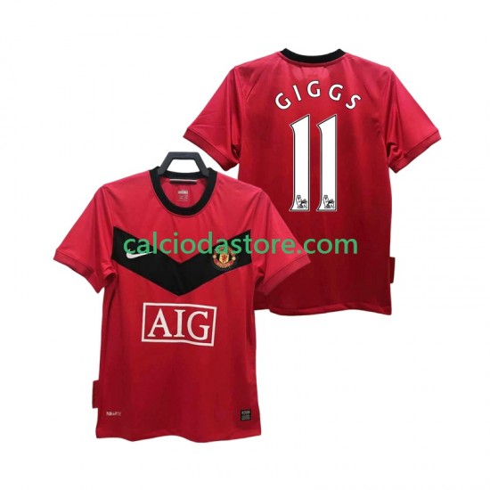 Maglia Manchester United GIGGS 11 2009 Retro Gara Home Uomo 2010 MC Maglia Manchester United GIGGS 11 2009 Retro Gara Home Uomo 2010 MC