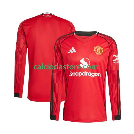 Maglia Manchester United Gara Home Uomo 2025-2026 ML