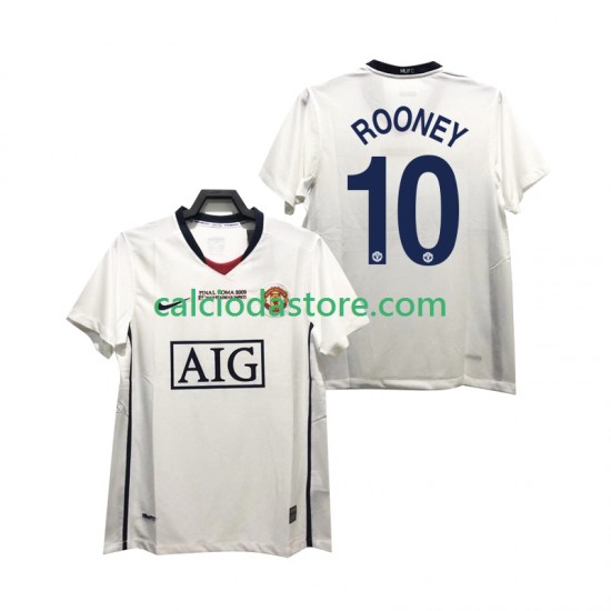 Maglia Manchester United ROONEY 10 Champions League 2009 Retro Gara Away Uomo 2008 MC Maglia Manchester United ROONEY 10 Champions League 2009 Retro Gara Away Uomo 2008 MC