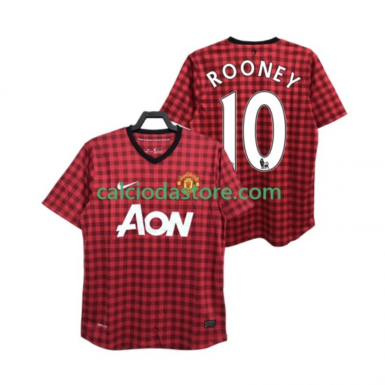 Maglia Manchester United ROONEY 10 2012 2013 Retro Gara Home Uomo MC Maglia Manchester United ROONEY 10 2012 2013 Retro Gara Home Uomo MC