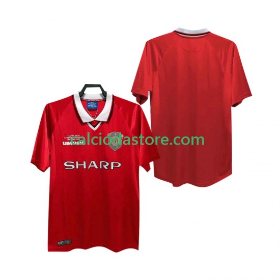 Maglia Manchester United 2000 Retro Gara Home Uomo 1999 MC Maglia Manchester United 2000 Retro Gara Home Uomo 1999 MC